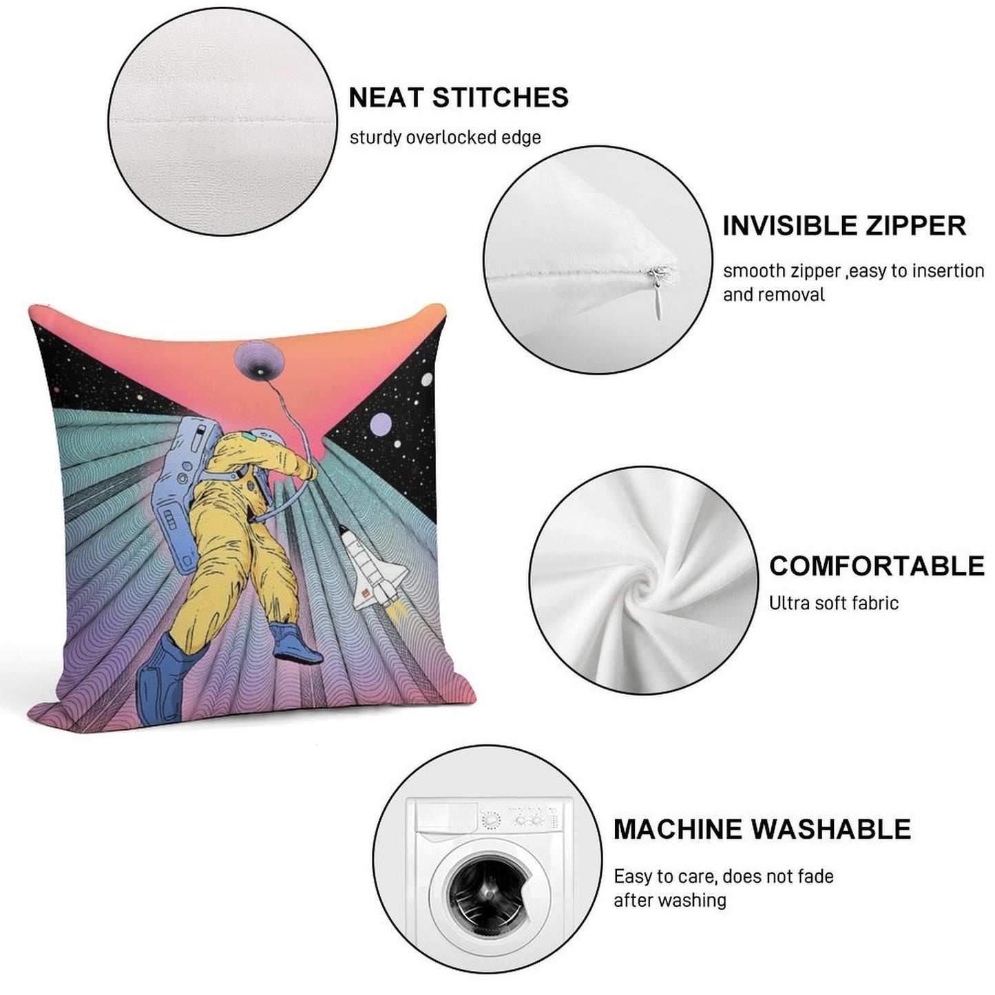 Ascension Soft Anti-Pilling Throw Pillow