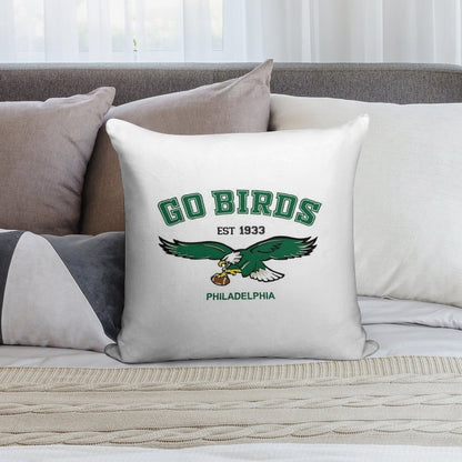 Art - Philadelphia Eagles Soft Bedroom Essential Throw Pillow
