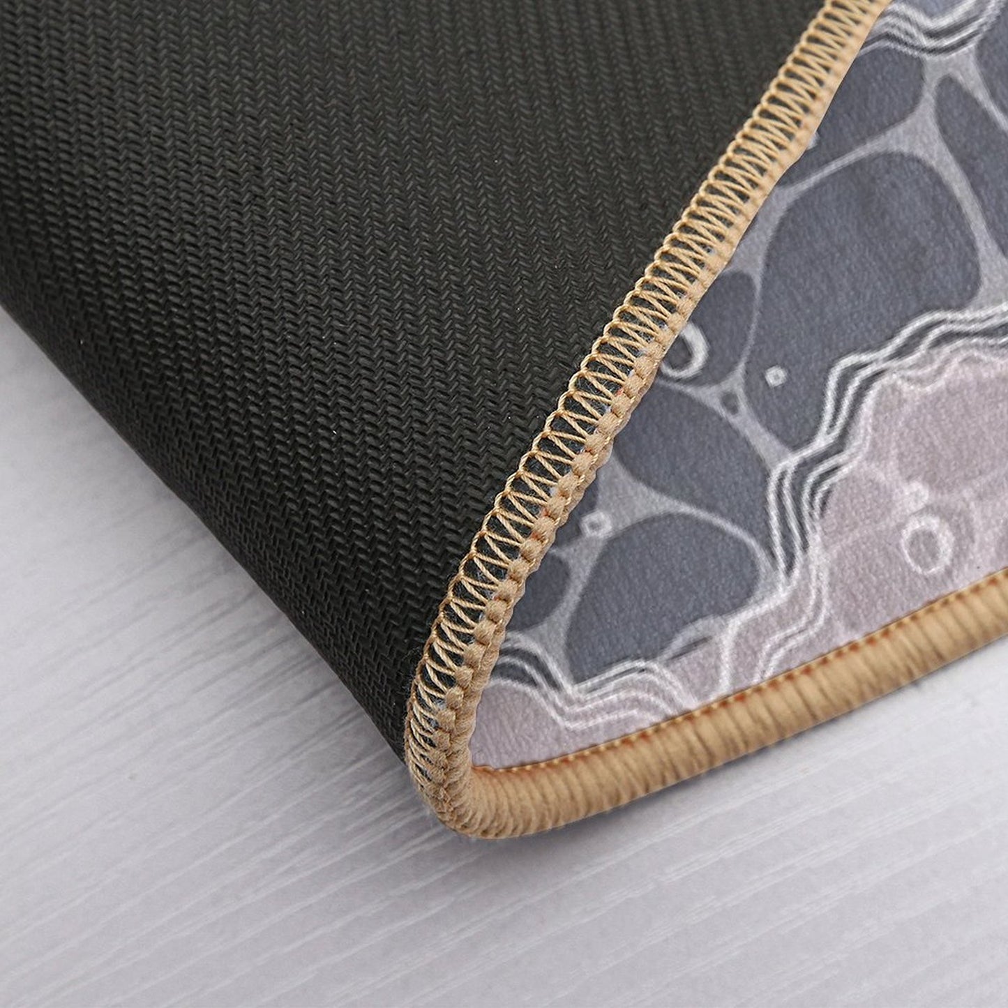 Pastel Sea Pattern  Dirt-Trapping Bath Mat