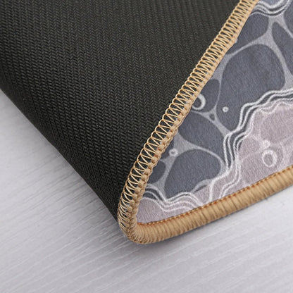 Pastel Sea Pattern  Dirt-Trapping Bath Mat