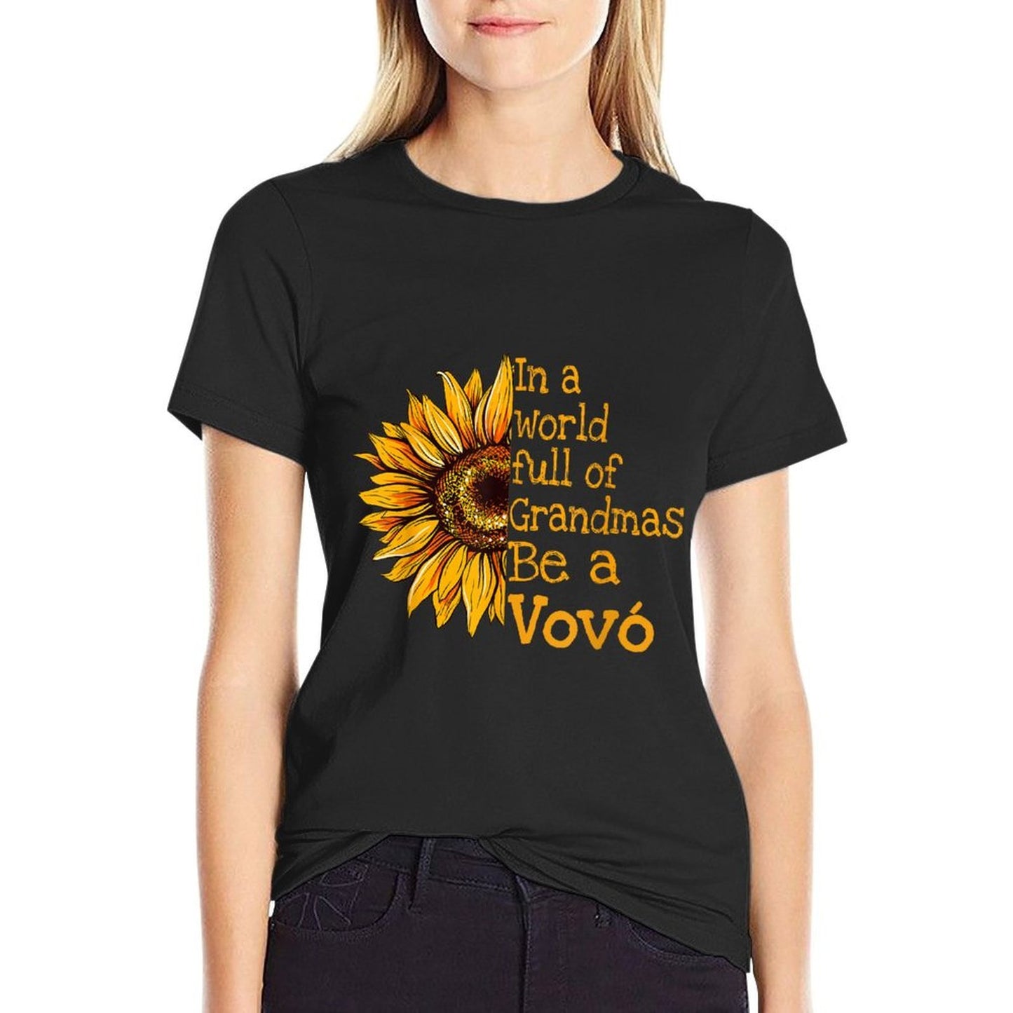 In A World Of Grandmas Be A Vovó Portugal Portuguese Grandma  Moisture-wicking T-Shirt