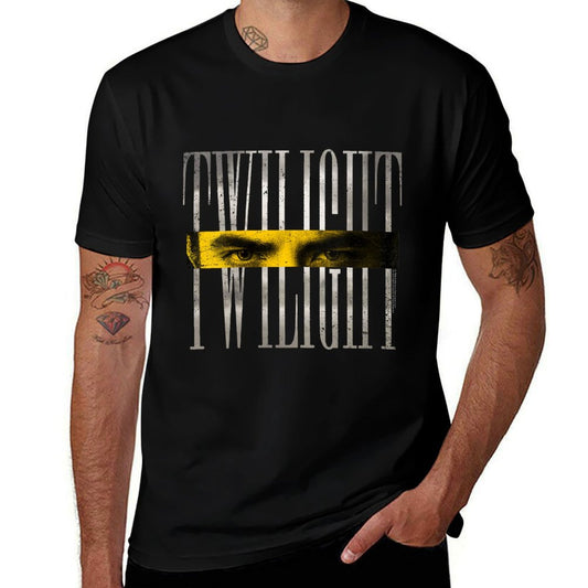 Womens Twilight Saga Edward's Eyes with Retro Logo Movie  Vintage-inspired T-Shirt