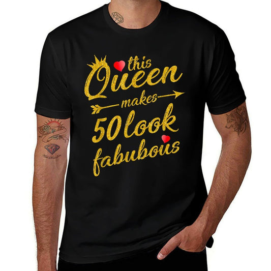 This Queen Makes 50 Look Fabulous 50th Birthday Women  Soft T-Shirt