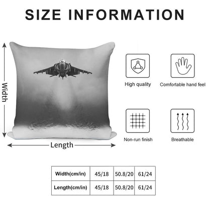 Harrier GR7 Soft Skin-Friendly Throw Pillow