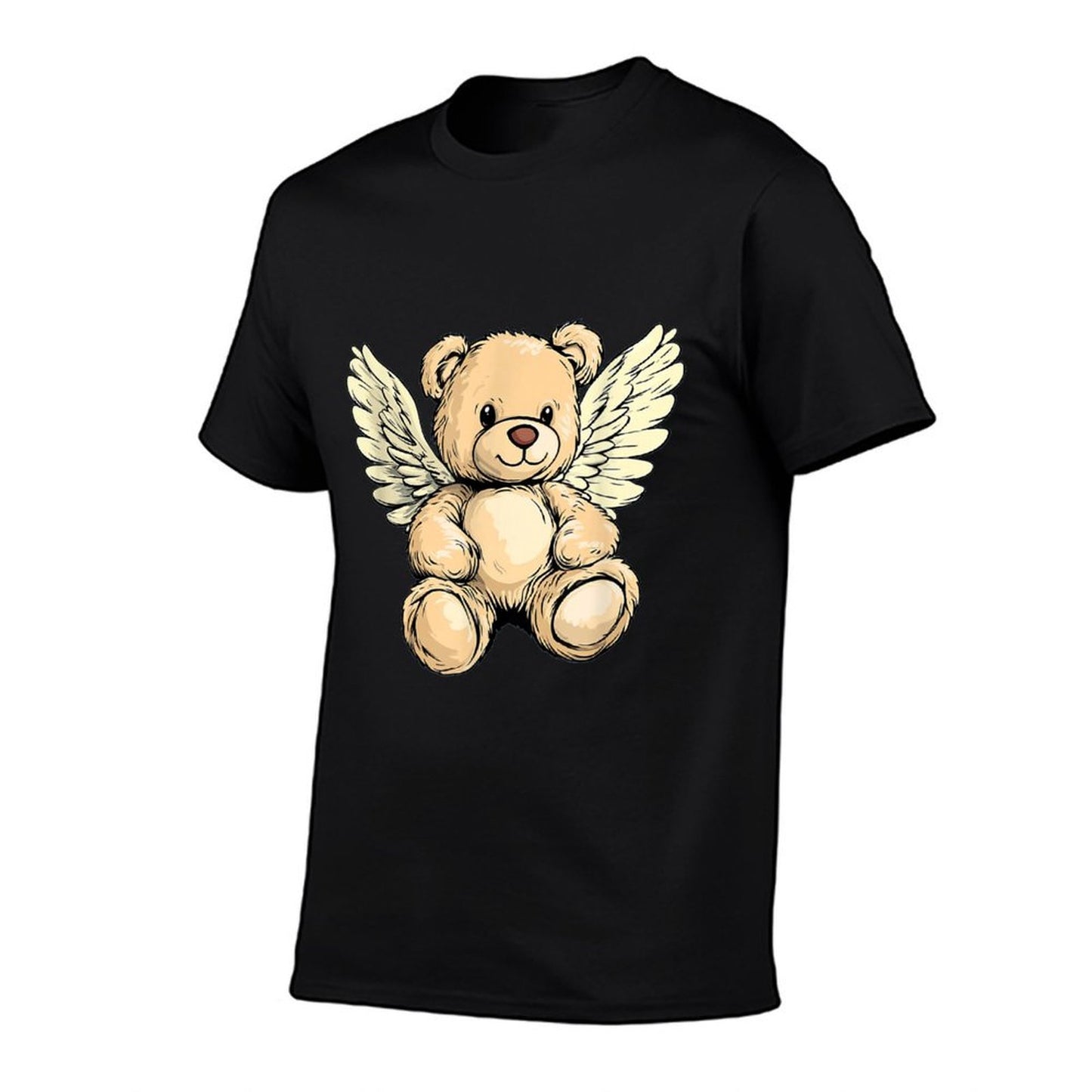 Pretty Teddy with Angel Wings for Cool Boys And Girls  Odor-resistant T-Shirt