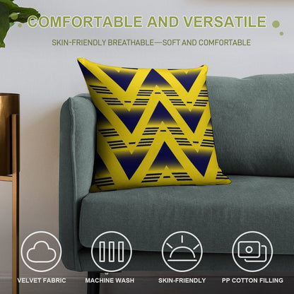 Retro Gooners Soft Decorative Cover Throw Pillow