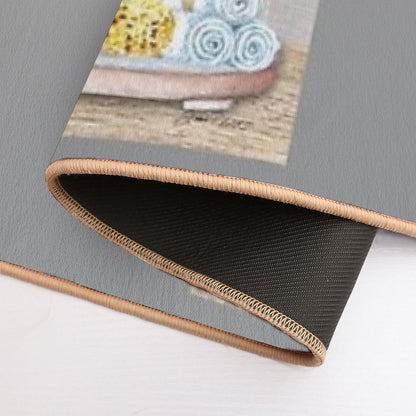 Lavender Bathroom Rules  Repositionable Bath Mat