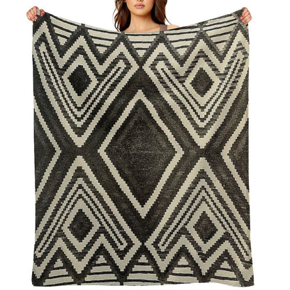 Navajo Blanket,southwestern Art,native American Art,indian Art,arizona,dessert,geometric Pattern,bow And Arrows,cowboys And Indi Wrinkle-free Throw Blanket