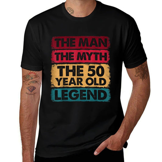 50th Birthday 50 Year Old Gifts Legend Limited Edition  Slim-fit Cut T-Shirt