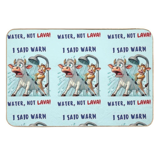 Hot Shower Disaster!  Odorless Bath Mat