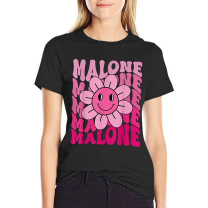 Malone First Name I Love Malone Girl Groovy 80's Vintage  Odor-resistant T-Shirt