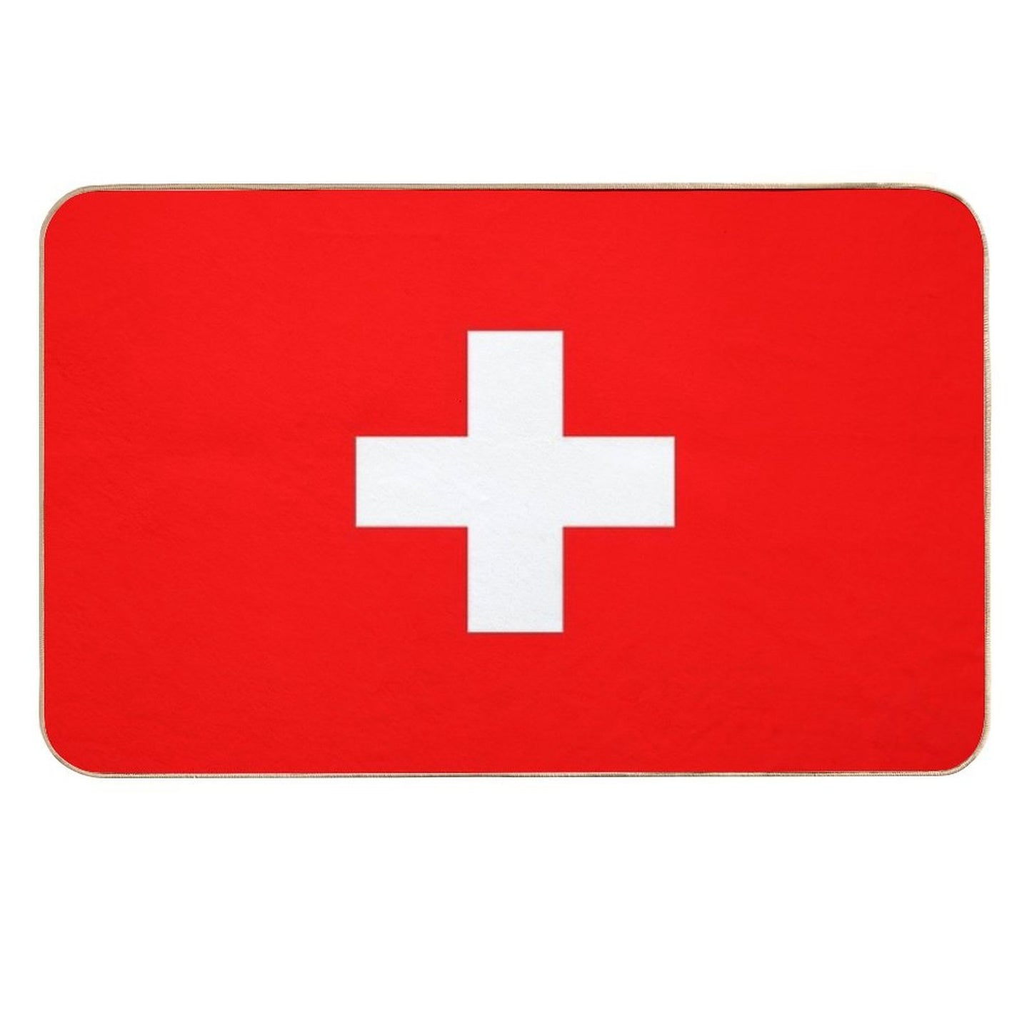 Swiss National Day - Switzerland Flag #6  Odorless Bath Mat