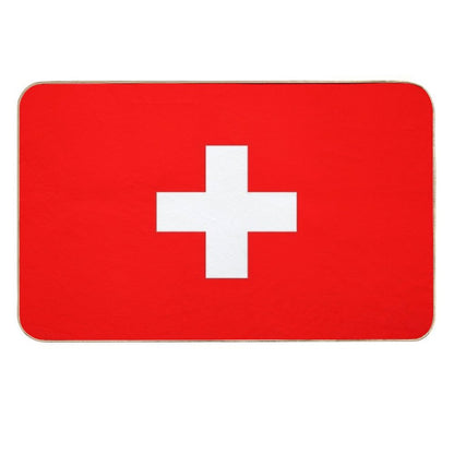 Swiss National Day - Switzerland Flag #6  Odorless Bath Mat