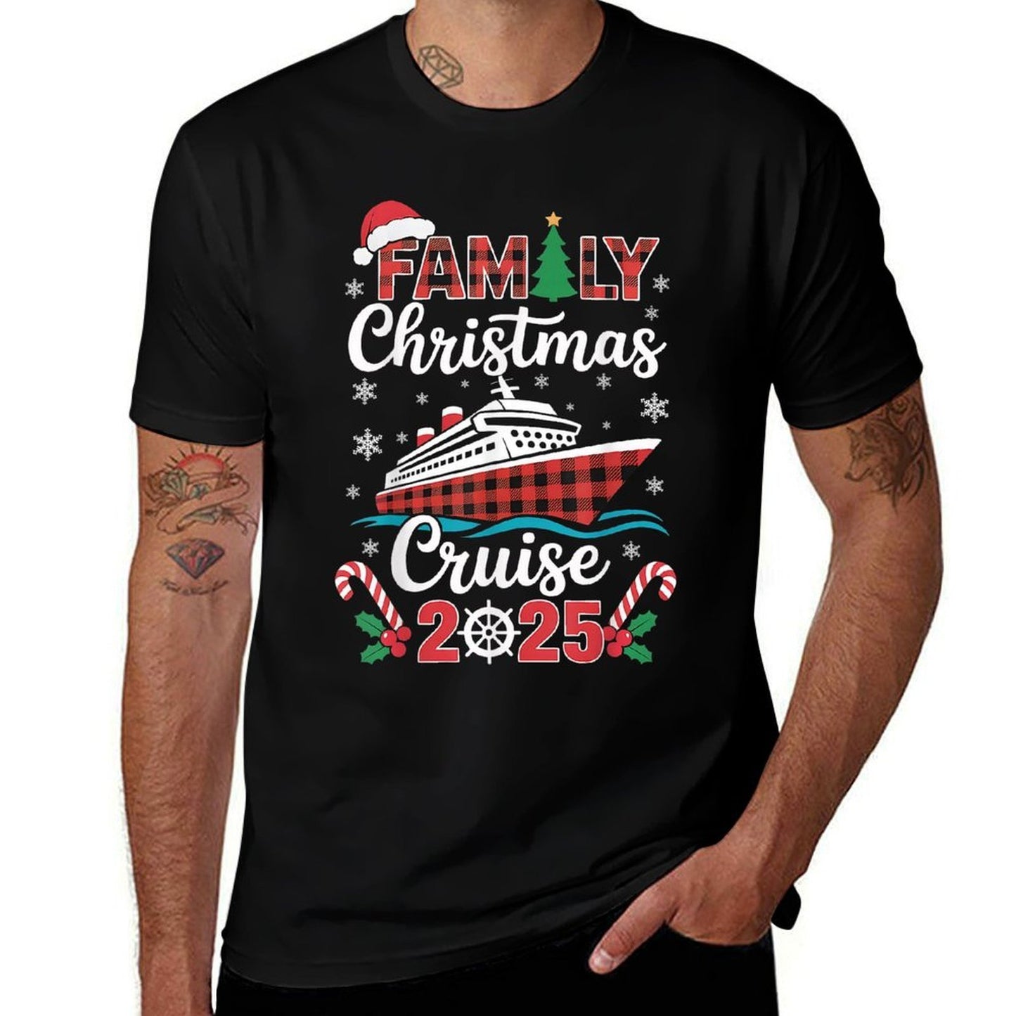 Family Christmas Cruise 2025 Matching Family Cruise Holiday  Affordable Price T-Shirt