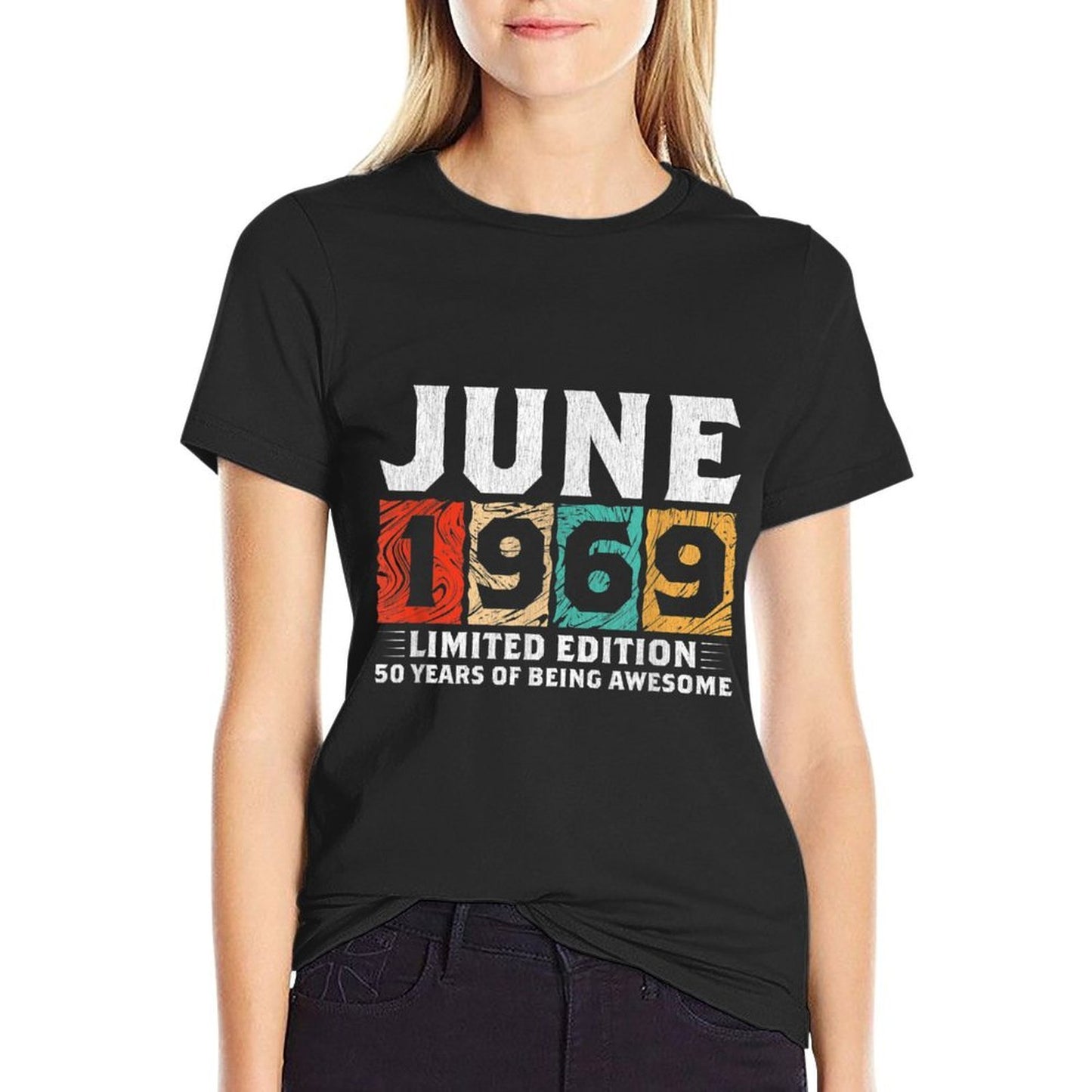 Born June 1969 Limited Edition 50th Birthday Gift  Breathable T-Shirt