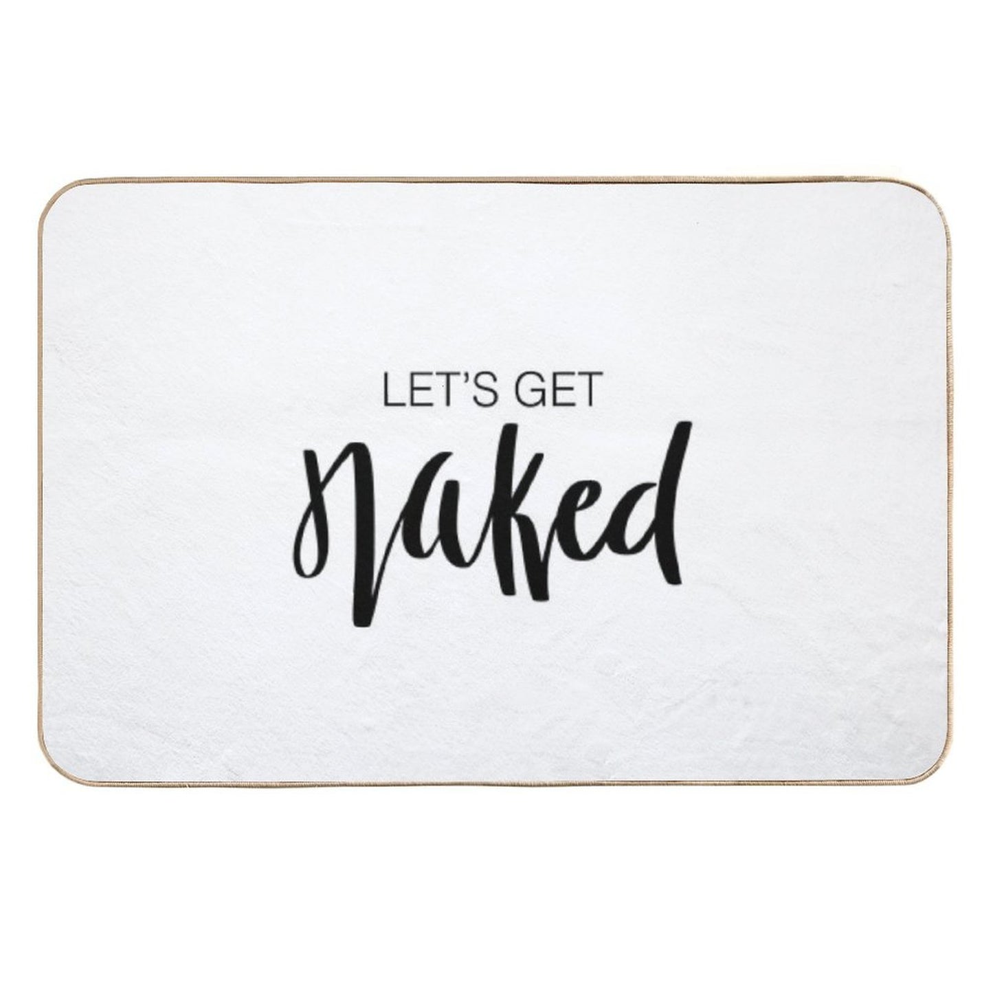 Let’s Get Naked  Rapid-Drying Bath Mat