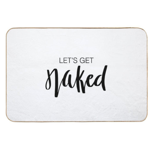 Let’s Get Naked  Rapid-Drying Bath Mat
