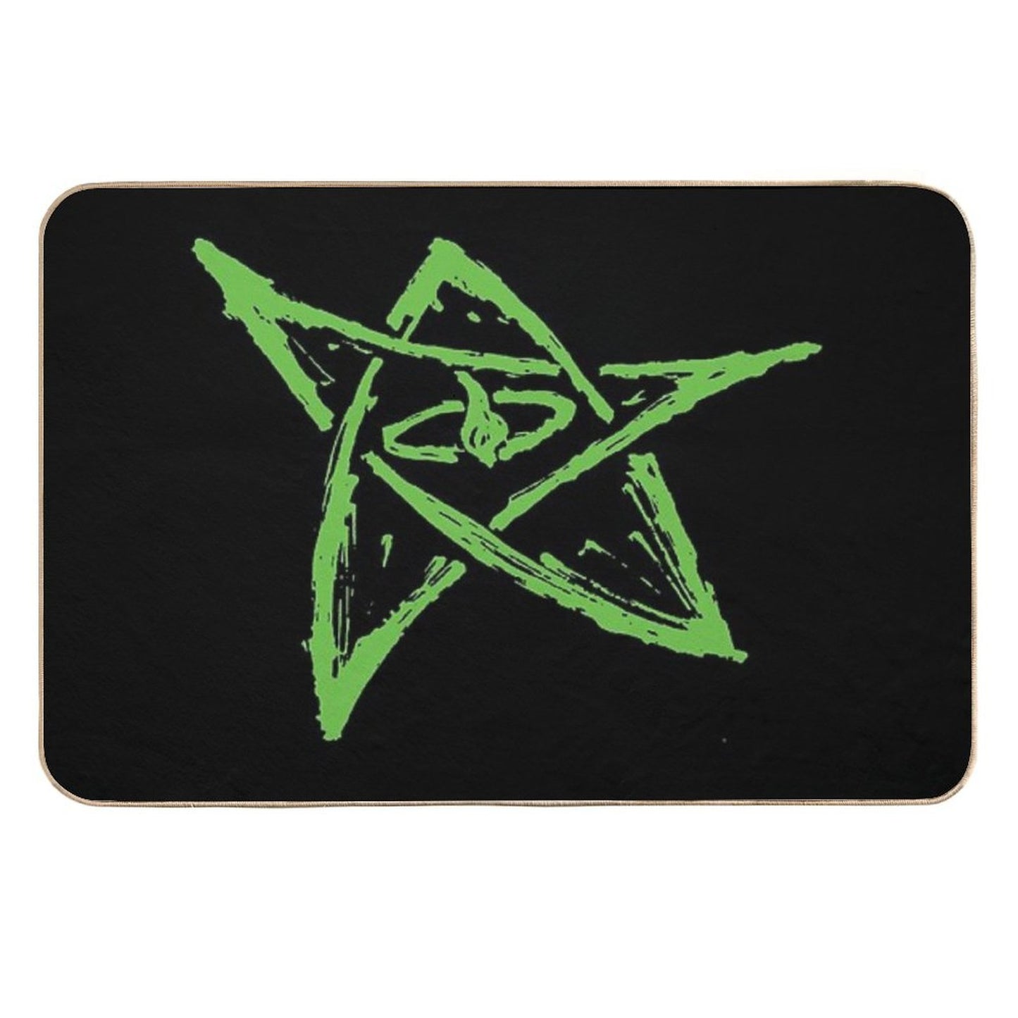 Call of Cthulhu, Elder Sign - Green  Rapid-Drying Bath Mat