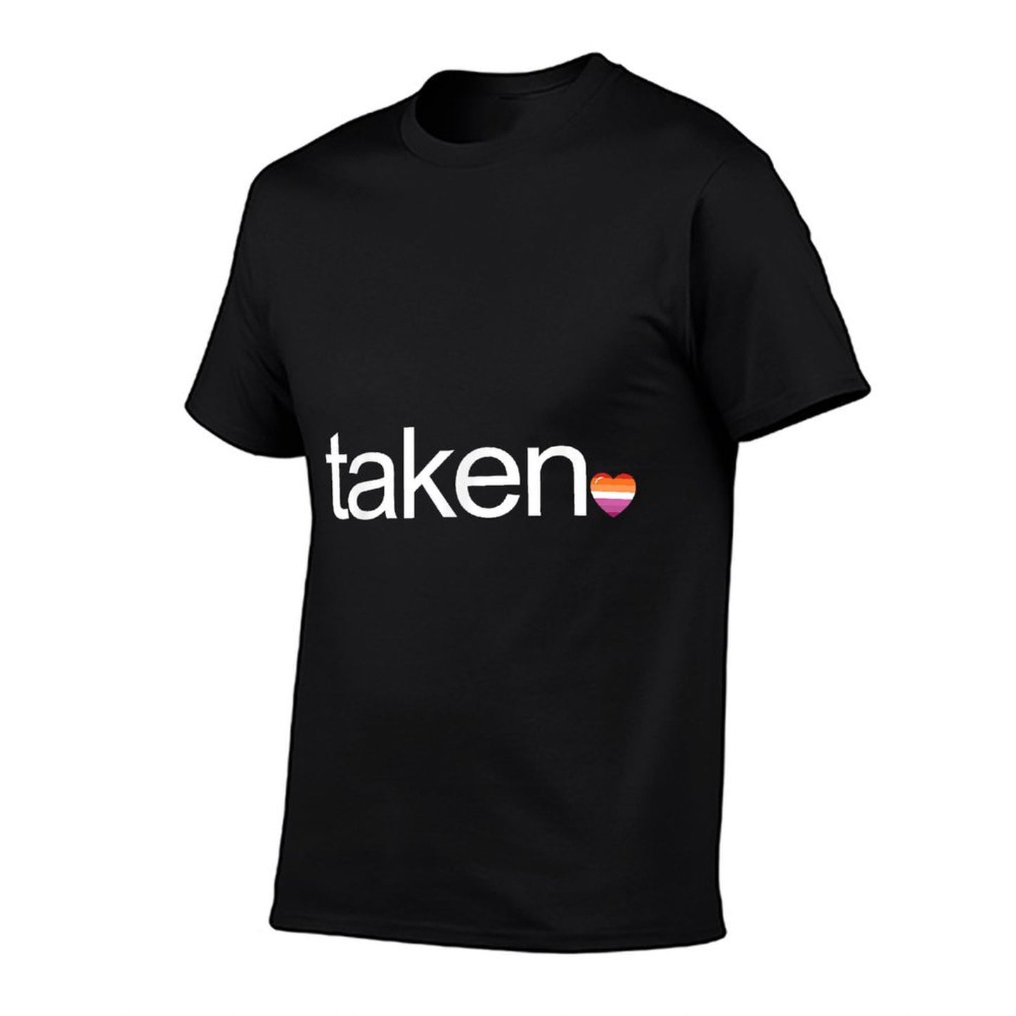 Im Taken Lesbian Pride LGBT-Q Heart Romantic Men Women  Heathered Texture T-Shirt