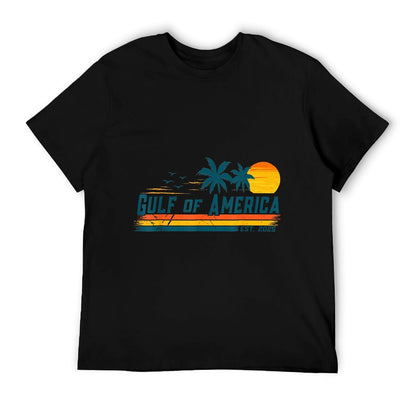 Vintage Gulf Of Us America Retro Sunset Gulf Of Us America Moisture-wicking T-Shirt