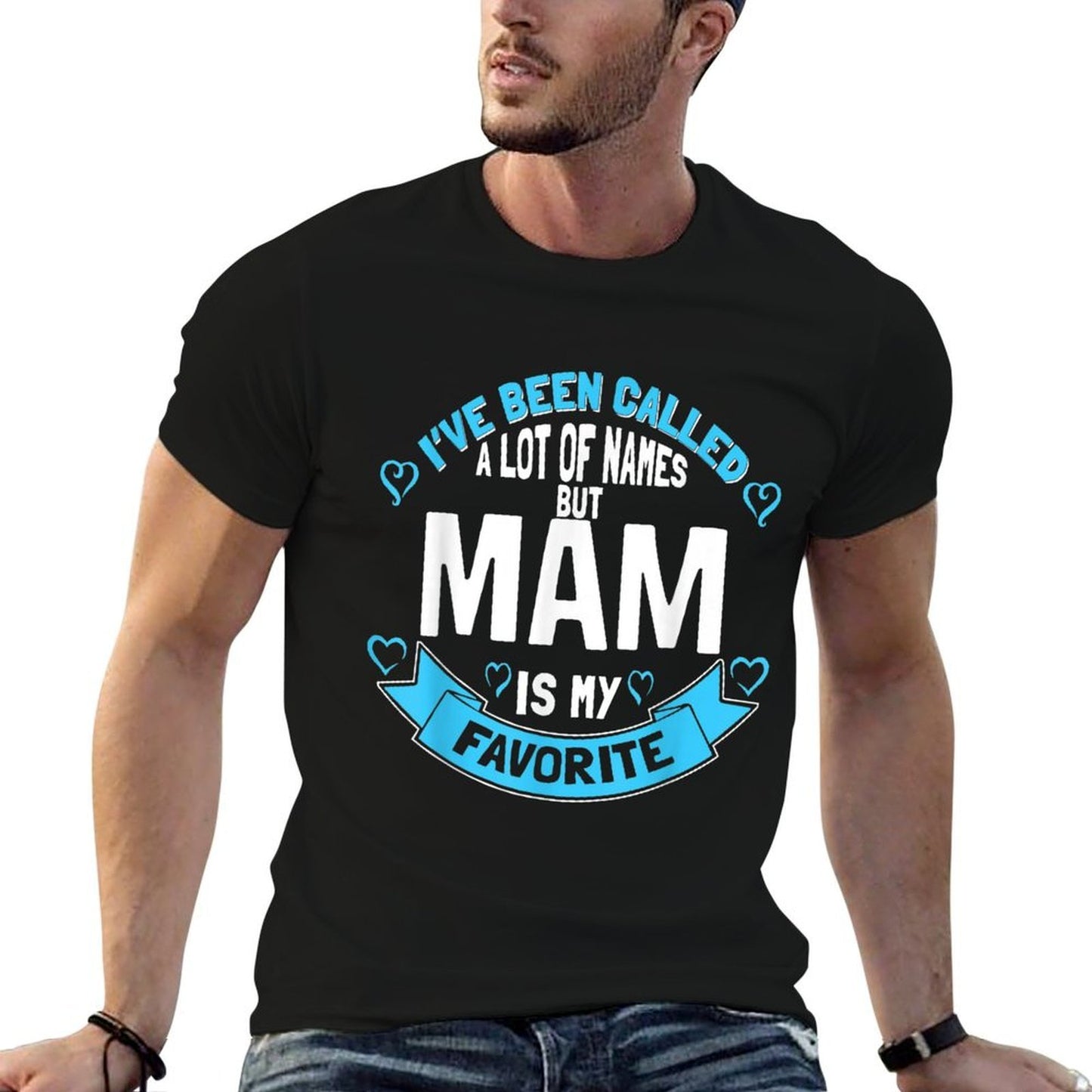 Cute Mam for Grandmother - Gift for Mam!  Stretchy T-Shirt