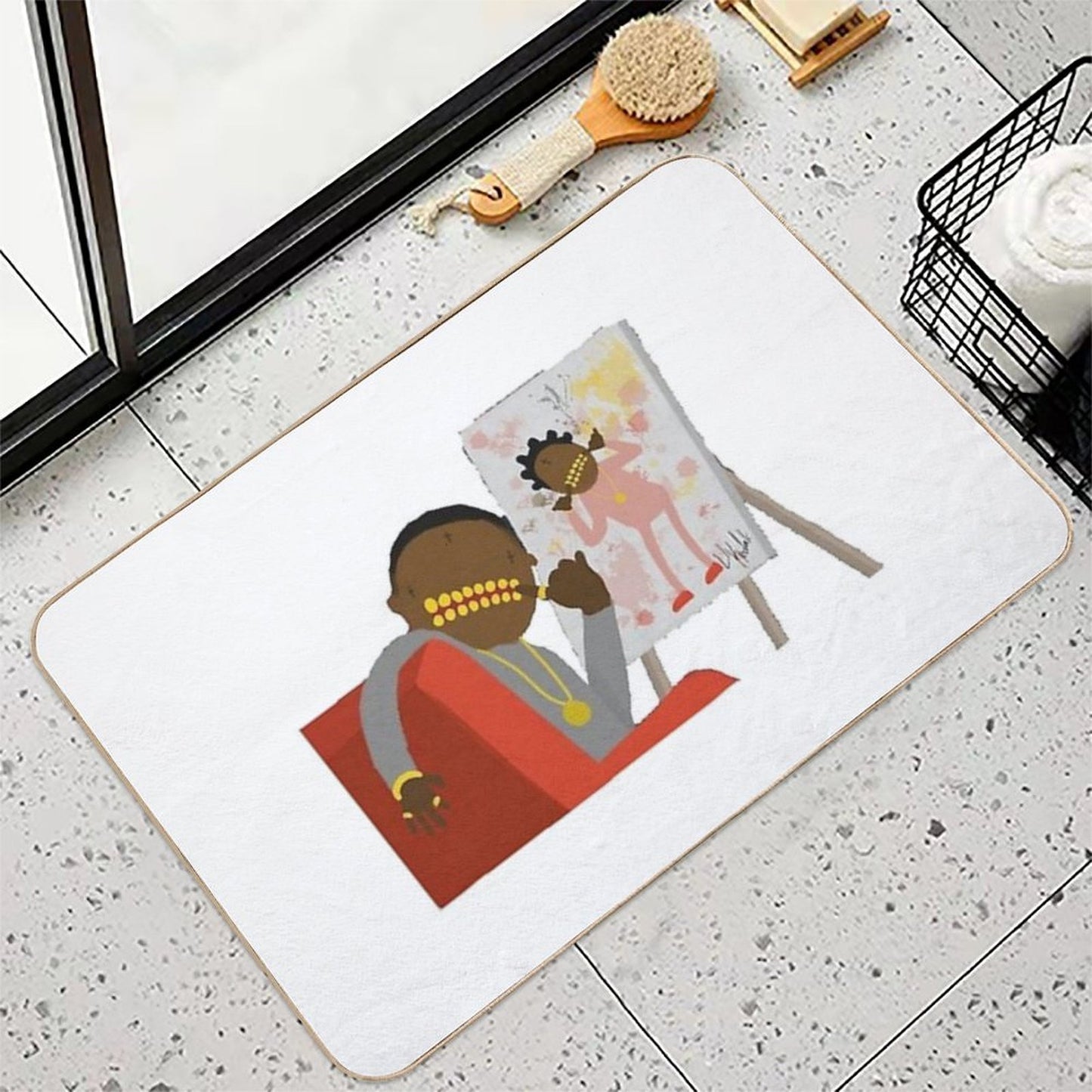 Painting My Pictures  Odorless Bath Mat