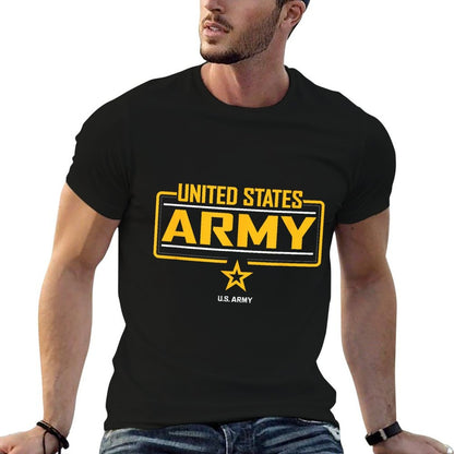 Military Army United State Unisex Star Officially Licensed  Breathable T-Shirt