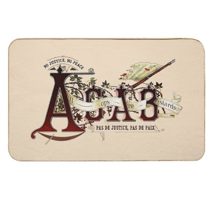 Vintage ACAB - Anti Police Action  Absorbent Bath Mat