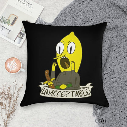 Lemongrab Soft Luxury Feel Throw Pillow