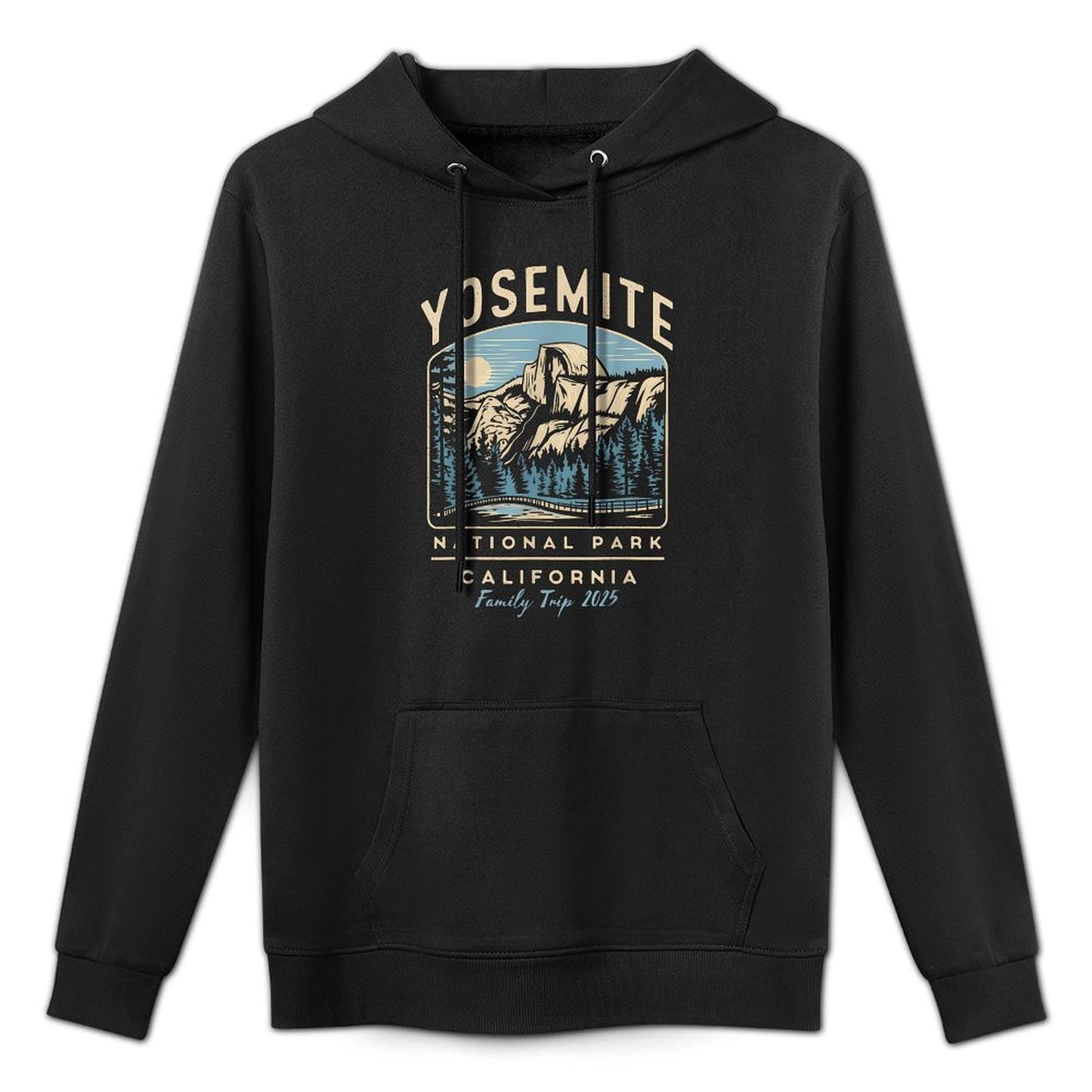 Yosemite National Park California Family Trip 2025 Shrink-Resistant Hoodie