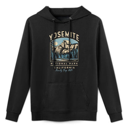 Yosemite National Park California Family Trip 2025 Shrink-Resistant Hoodie