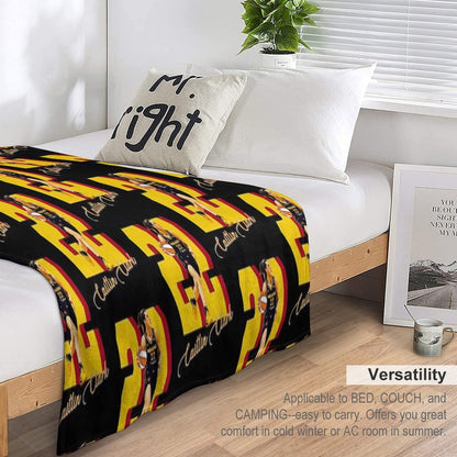Caitlin Clark 22 Travel-friendly Throw Blanket