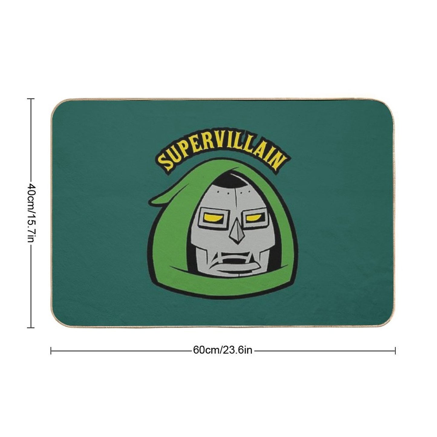 Supervillain  Non-Slip Bath Mat