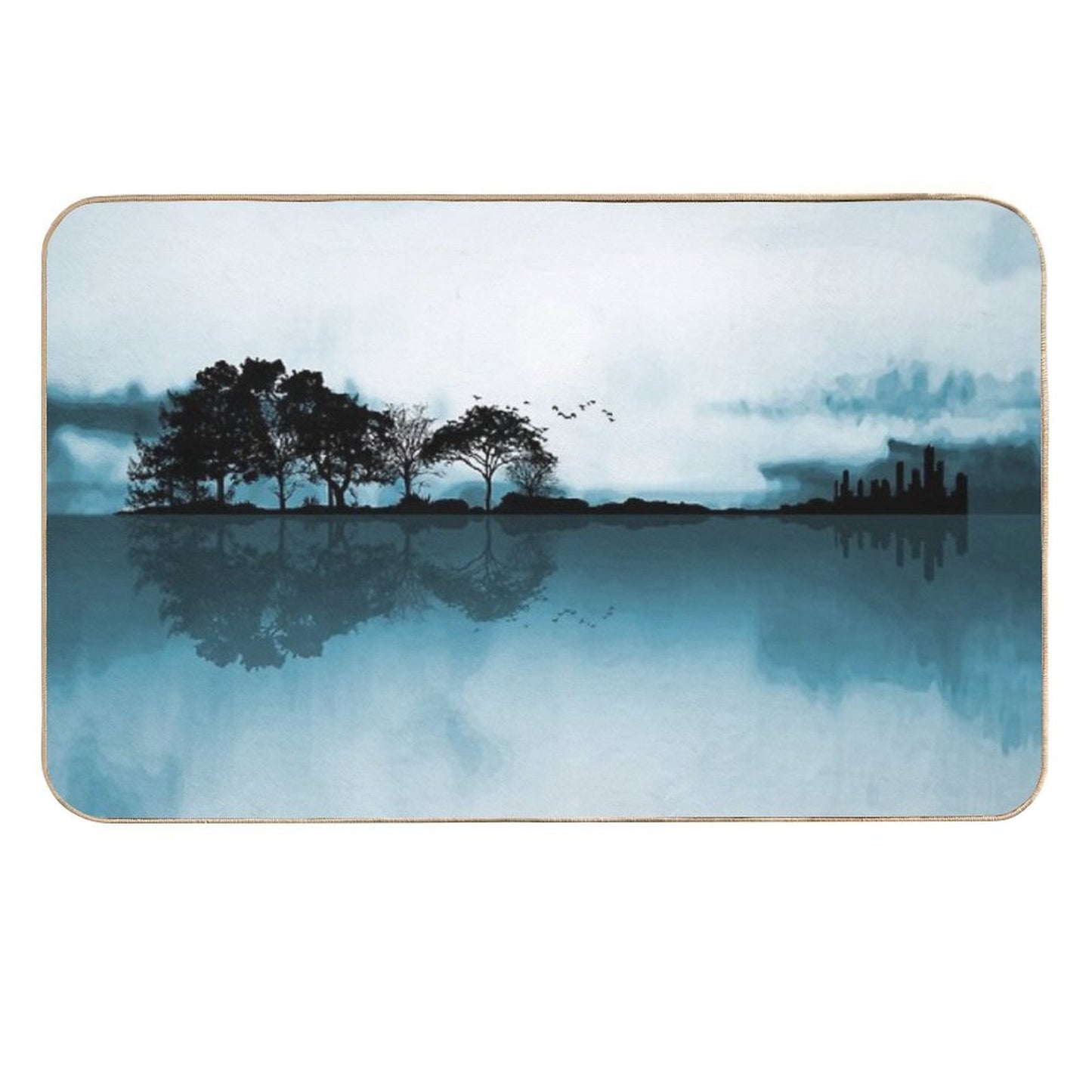 Nature Guitar Blues  Long-Lasting Bath Mat