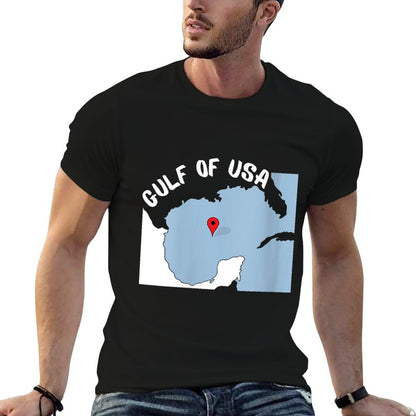 Womens Gulf of United States of America  Tagless Design T-Shirt