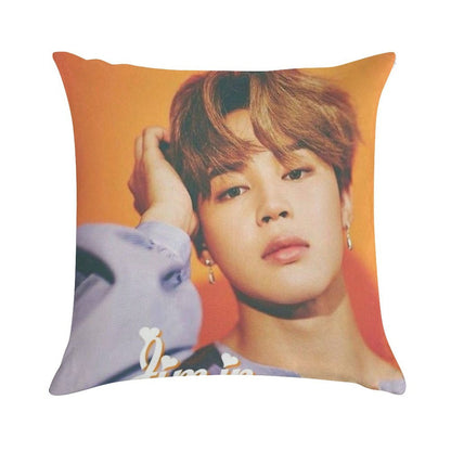 Jimin Soft Shrink-Resistant Throw Pillow