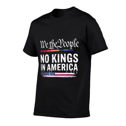 No Kings In America We The People Political Men Women  Vintage-inspired T-Shirt