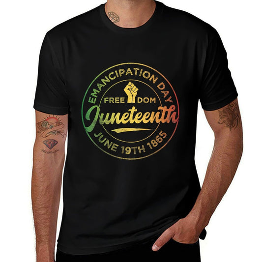 Juneteenth African American Black History June 19th 1865  Slim-fit Cut T-Shirt