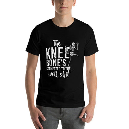 The Knee Bone's Connected To The Well, Shit Amputee Gifts  Moisture-wicking T-Shirt