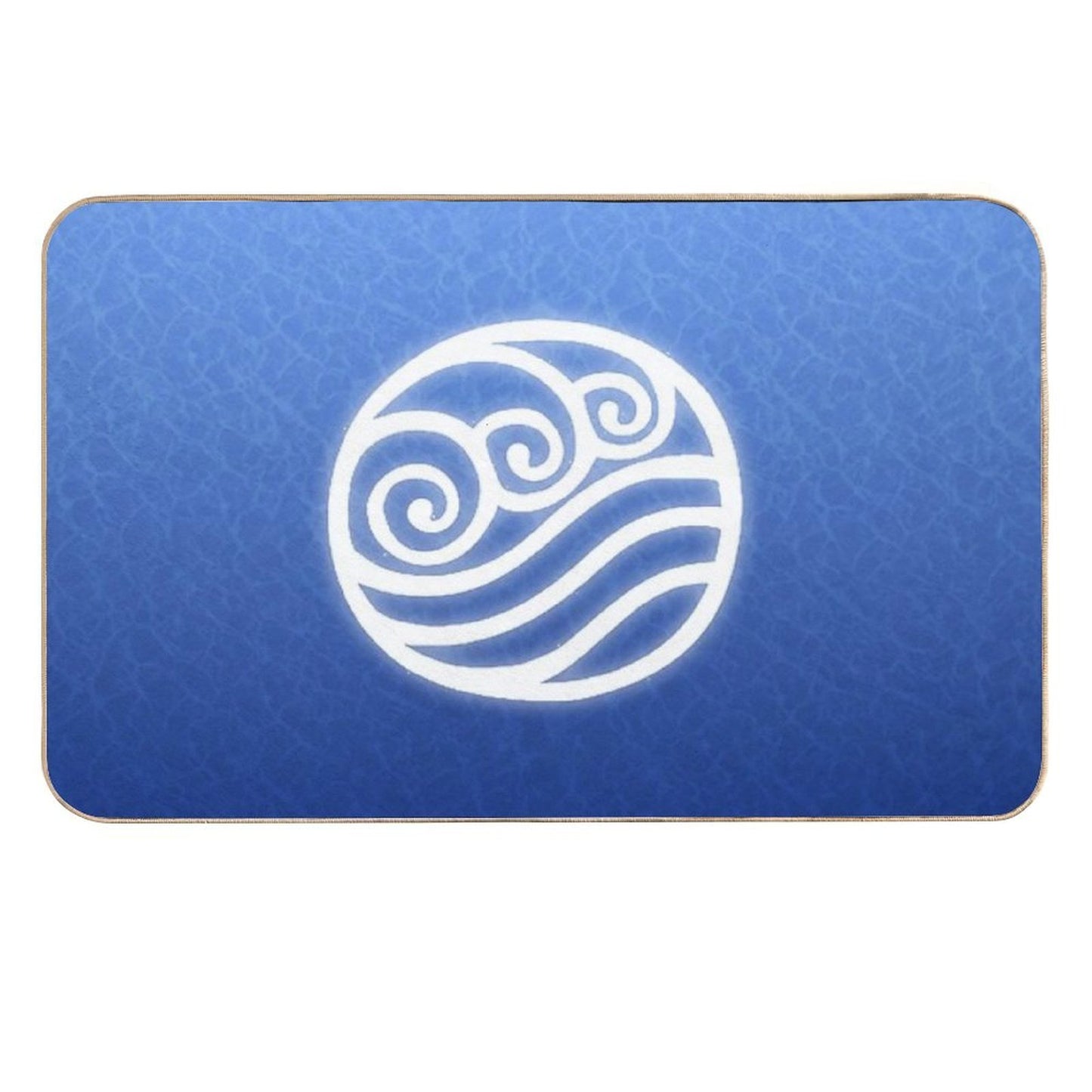 Avatar Water Bending Element Symbol  Eco-Friendly Bath Mat