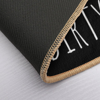 Take A Bath You Dirty Hippy Bathroom Art  Versatile Bath Mat