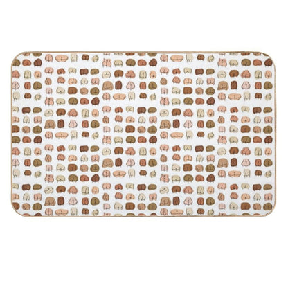 Love Butts - Shapes And Sizes  Versatile Bath Mat