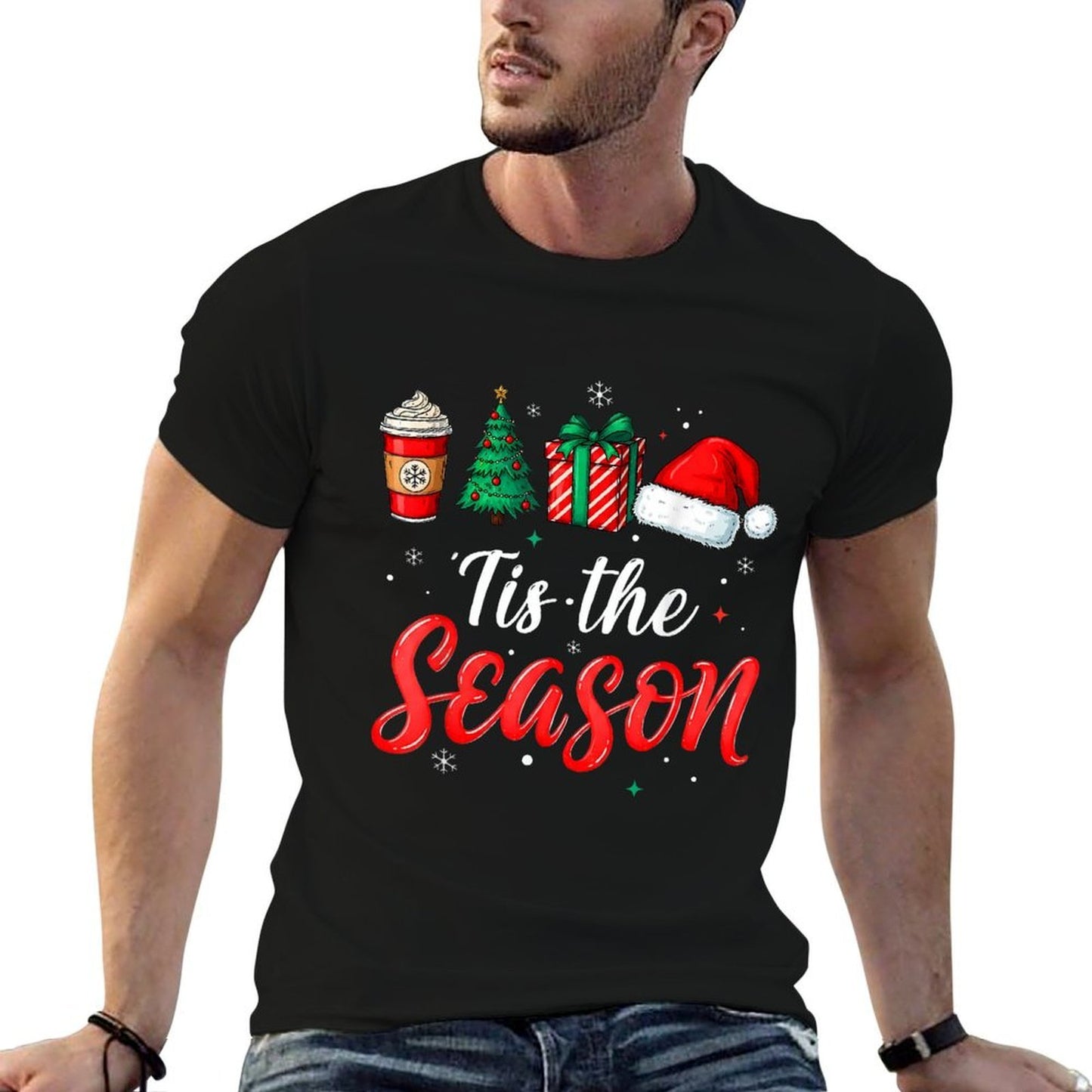Tis The Season for Women Men Boys Youth Christmas  Breathable T-Shirt