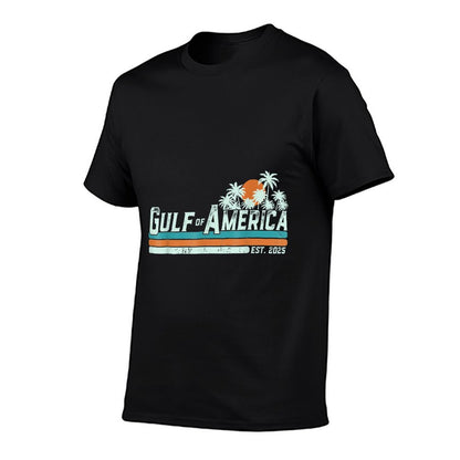 Retro Gulf Of US America 2025 American Flag Gulf Mexico Classic T-Shirt