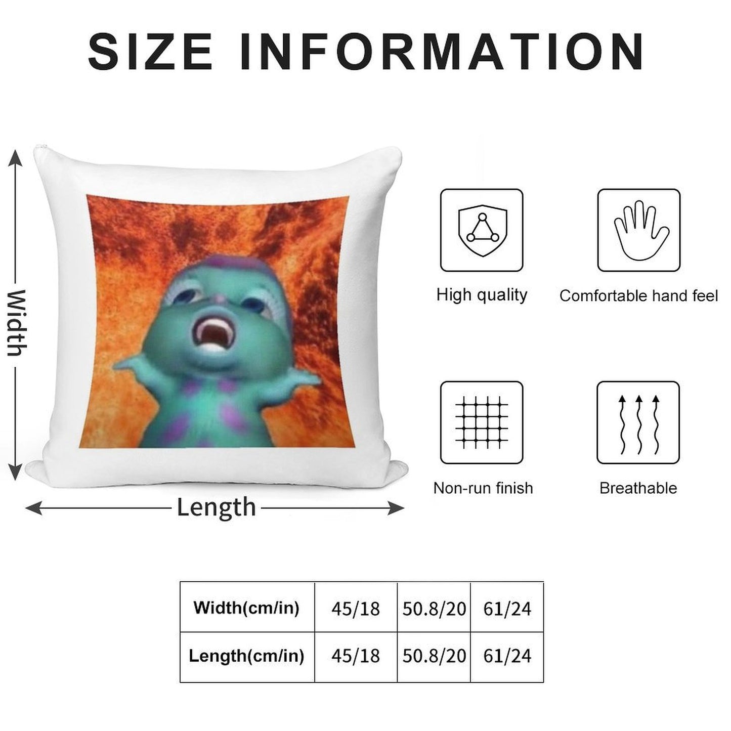 Chaotic Bibble Soft Multiple Sizes Throw Pillow