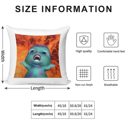 Chaotic Bibble Soft Multiple Sizes Throw Pillow