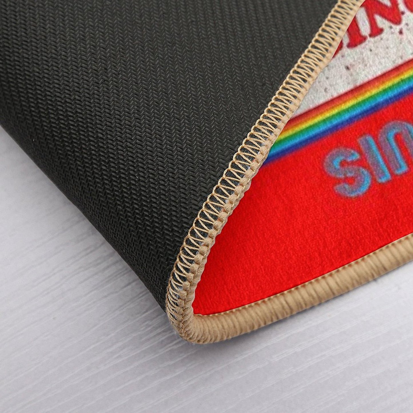 WKRP in Cincinnati Skyline Logo  Repositionable Bath Mat