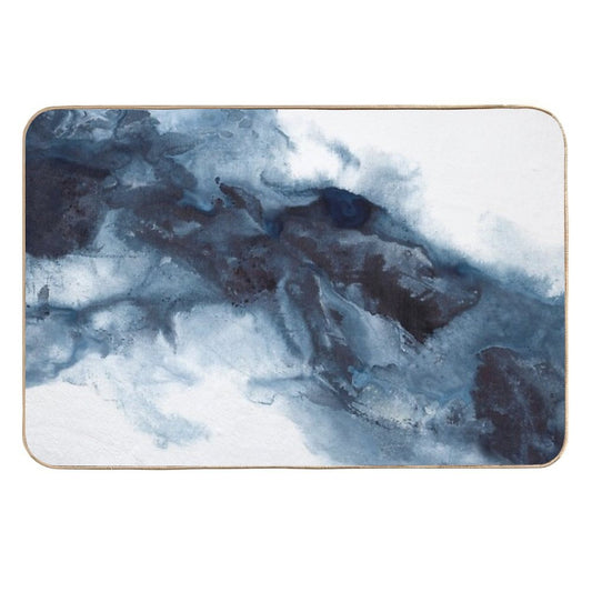Indigo Depths No. 1  Dirt-Trapping Bath Mat