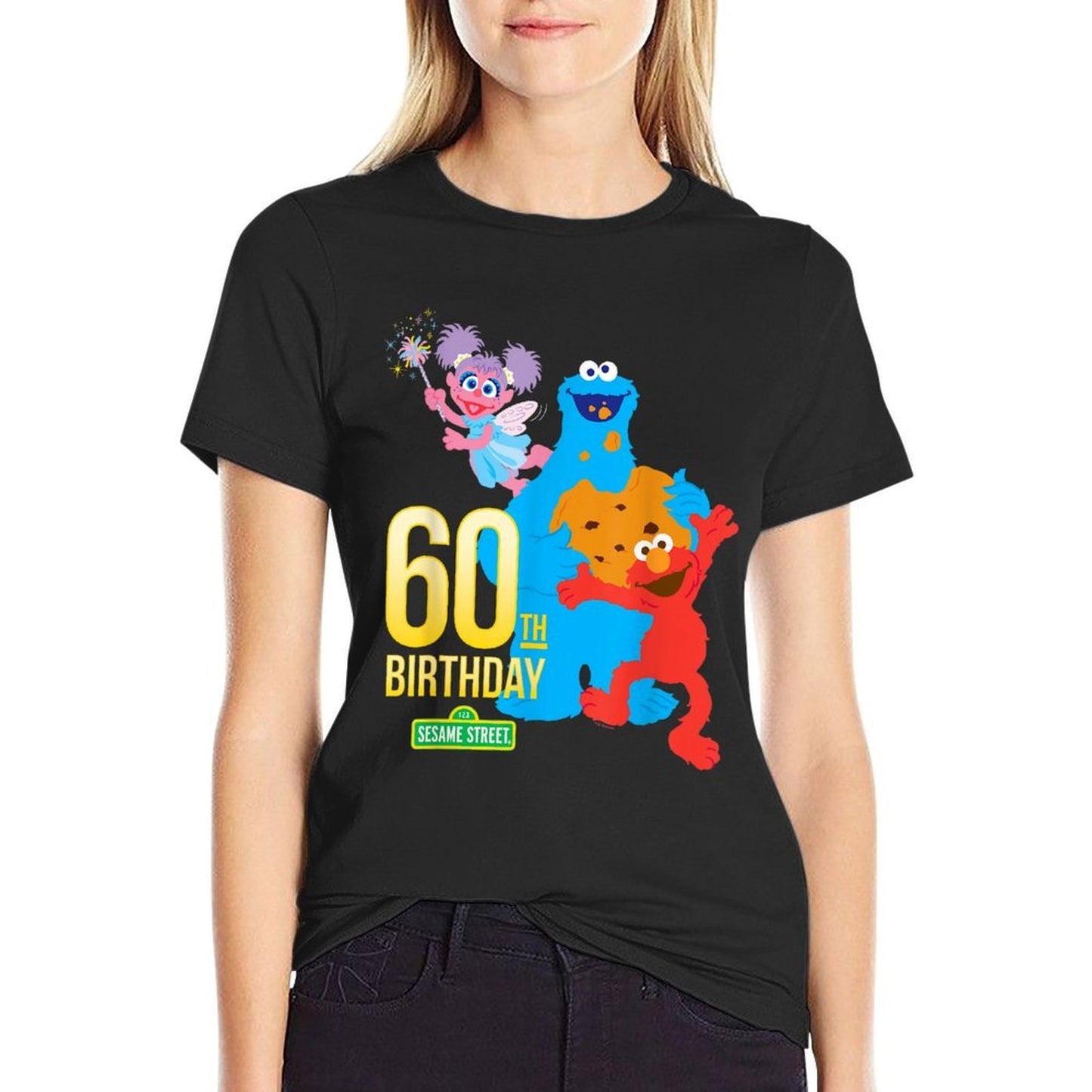 Sesame Street 60th Birthday  Stretchy T-Shirt