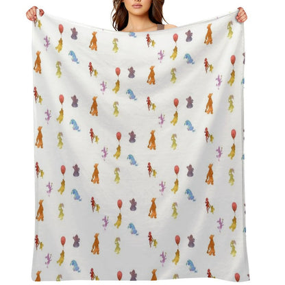 Animals Inspired Sheet All-season Throw Blanket